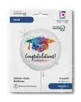 Painterly Grad Congrats Holograhic (Helium)- 18 Inches