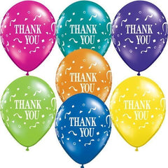 Thank You Confetti Latex Balloon (Helium/Air Filled) - 11 Inches