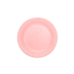 Premium Paper Plates 8 Inches Light Pink- 8 Pc