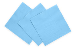 Premium 3 Ply Paper Cocktail Napkins Light Blue 24cm*24cm- 20 Pc