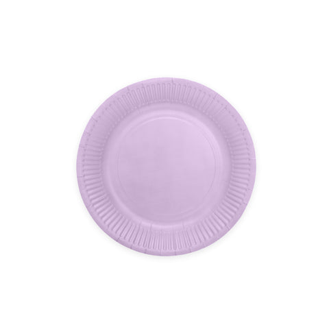 Premium Paper Plates 8 Inches Lavender- 8 Pc