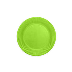 Premium Paper Plates 8 Inches Lime Green- 8 Pc