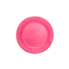 Premium Paper Plates 8 Inches Hot Pink- 8 Pc