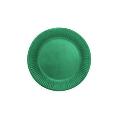 Premium Paper Plates 8 Inches Dark Green- 8 Pc