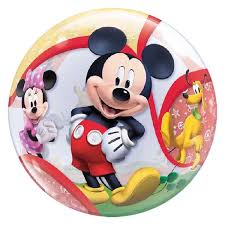 Bubble Balloon Mickey (Helium) - 22 Inches