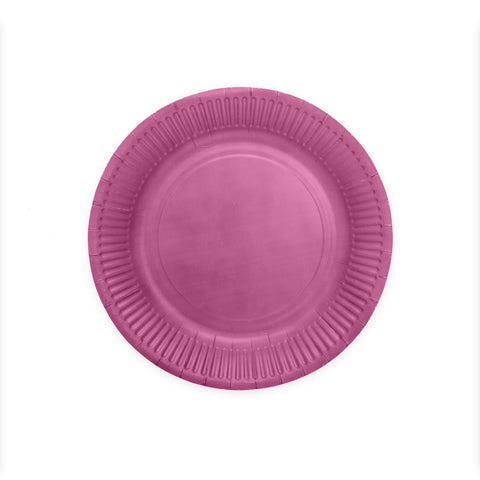 Premium Paper Plates 9 Inches Purple- 8 Pc