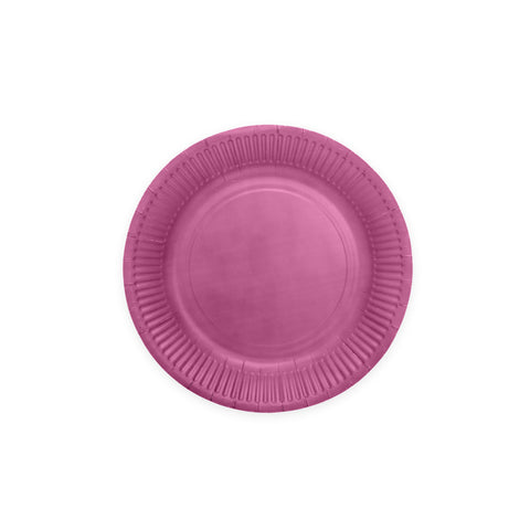 Premium Paper Plates 8 Inches Purple- 8 Pc