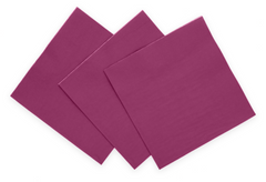 Premium 3 Ply Paper Cocktail Napkins Purple 24cm*24cm- 20 Pc