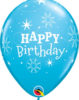 Birthday Sparkle Latex Balloon (Helium/Air Filled) - 11 Inches