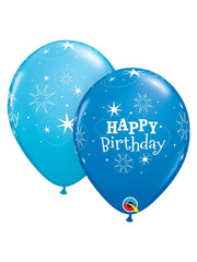 Birthday Sparkle Latex Balloon (Helium/Air Filled) - 11 Inches