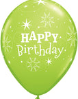 Birthday Sparkle Latex Balloon (Helium/Air Filled) - 11 Inches