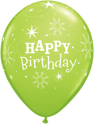 Birthday Sparkle Latex Balloon (Helium/Air Filled) - 11 Inches