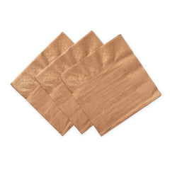 Premium 3 Ply Paper Dinner Napkins Copper 33cm*33cm- 20 Pc