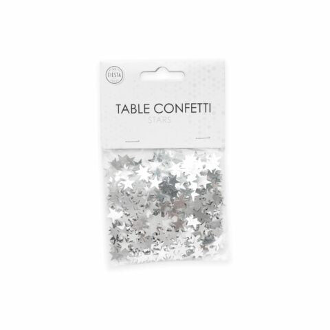 Table Confetti Silver Stars – 14 Gm