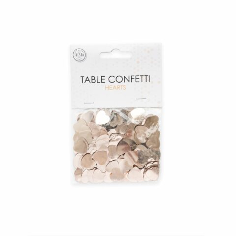 Table Confetti Rose Gold Hearts – 14 Gm