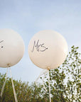 White Balloon (Helium/Air Filled) - 30 Inches