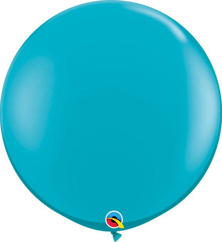 Tropical Teal Balloon (Helium/Air Filled) - 30 Inches