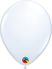 White Latex Balloon (Air Filled) - 5 Inches