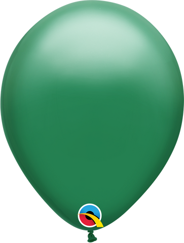 Green Latex Balloon (Helium/Air Filled) - 11 Inches