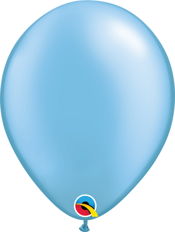 Pearl Azure Latex Balloon (Helium/Air Filled) - 11 Inches