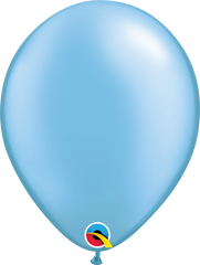 Pearl Azure Latex Balloon (Helium/Air Filled) - 11 Inches