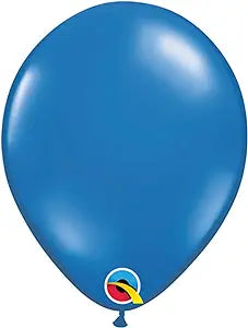 Sapphire Blue Latex Balloon (Helium/Air Filled) - 11 Inches