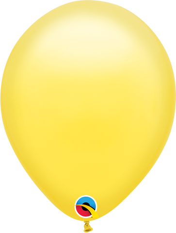 Yellow Latex Balloon (Helium/Air Filled) - 11 Inches