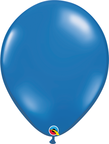 Sapphire Blue Latex Balloon (Helium/Air Filled) - 16 Inches