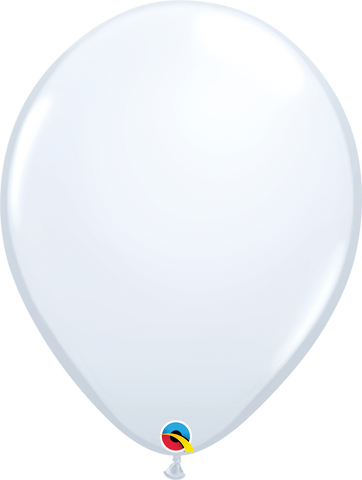 White Balloon (Helium/Air Filled) - 16 Inches