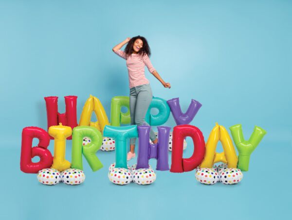 Air Loons Phrase Kits- Happy Birthday (Air-Filled)