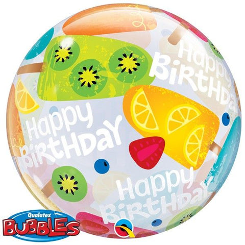 Bubble Birthday Frozen Treat (Helium) - 22 Inches