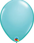 Caribbean Blue Latex Balloon (Air Filled) - 5 Inches