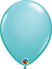 Caribbean Blue Latex Balloon (Helium/Air Filled) - 11 Inches