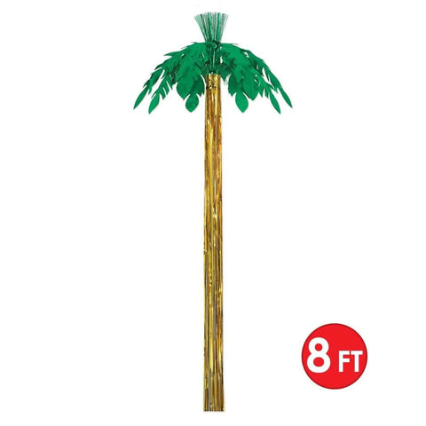 Premium Metallic Palm Tree Hanging 8Ft- 1Pc