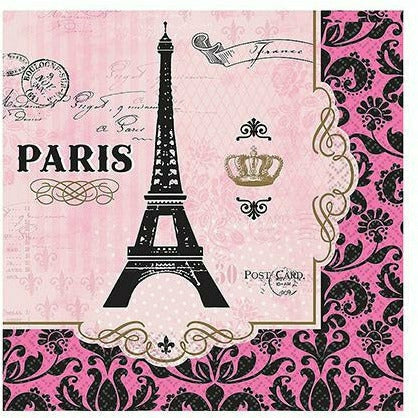 Paper Napkins 16cm*16cm Magnifique Paris - 16pc