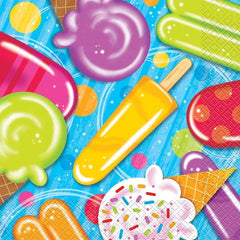 Paper Napkins 16cm*16cm Ice Cream - 16pc