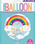 Round Get Well Soon (Helium) - 18 Inches