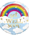 Round Get Well Soon (Helium) - 18 Inches