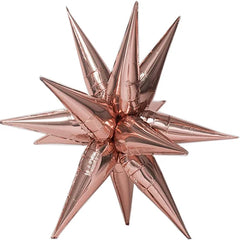 Rose Gold Starburst (Air-Filled)- 39 Inches