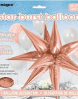 Rose Gold Starburst (Air-Filled)- 39 Inches