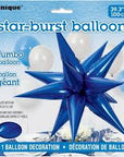 Royal Blue Starburst (Air-Filled)- 39 Inches