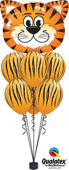 Tiger Stripes Latex Balloon (Helium/Air Filled) - 11 Inches