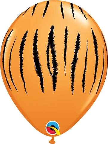 Tiger Stripes Latex Balloon (Helium/Air Filled) - 11 Inches