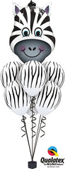 Zebra Stripes Latex Balloon (Helium/Air Filled) - 11 Inches