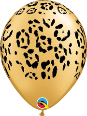 Leopard Spots Latex Balloon (Helium/Air Filled) - 11 Inches