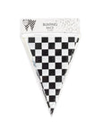 Premium Plastic Bunting Checkered Flag 30ft - 1 Pc