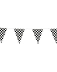 Premium Plastic Bunting Checkered Flag 30ft - 1 Pc