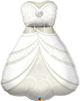 Wedding Dress (Helium) - 38Inches