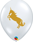 Transparent Unicorn Latex Balloon (Helium/Air Filled) - 11 Inches