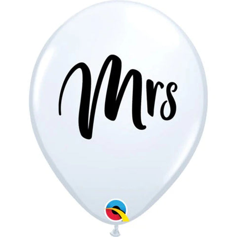 Mrs Latex Balloon (Helium/Air Filled) - 11 Inches